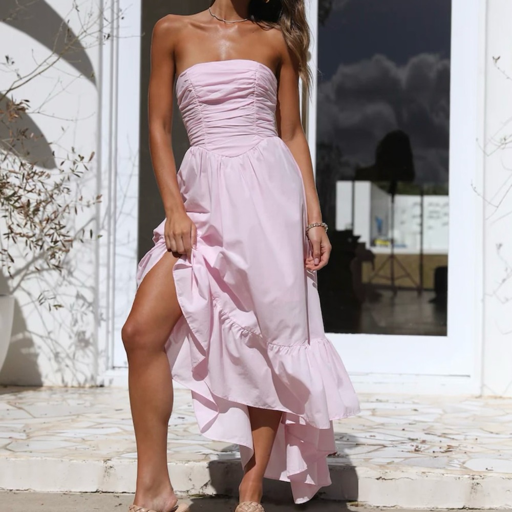 Love In The Summer Maxi Dress Pink